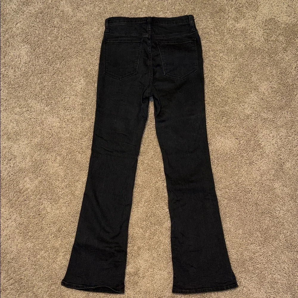 Madewell size 28 Black Flared Jeans
